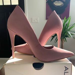 ALDO Cassedy Suede Pumps, Mauve LIKE NEW, Size 8